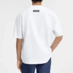 Jacquemus Largo T Shirt Blanc Imprimé Capri Cars dos