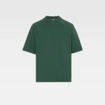 Jacquemus Typo Vert Foncé T Shirt
