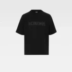 Le T Shirt Typo Jacquemus Noir