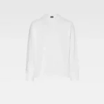 Le T Shirt Typo Manches Longues Blanc