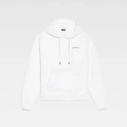 Le Sweatshirt Brodé Blanc